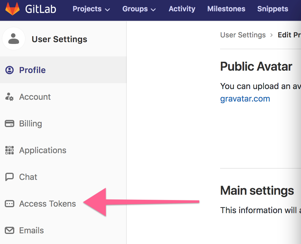 GitLab Access Tokens